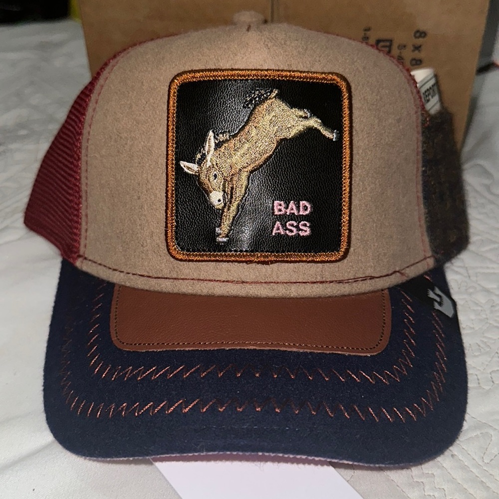 Goorin Bros The Farm “Bad Ass” Detention Seeker Trucker **SOLD OUT** **RARE**